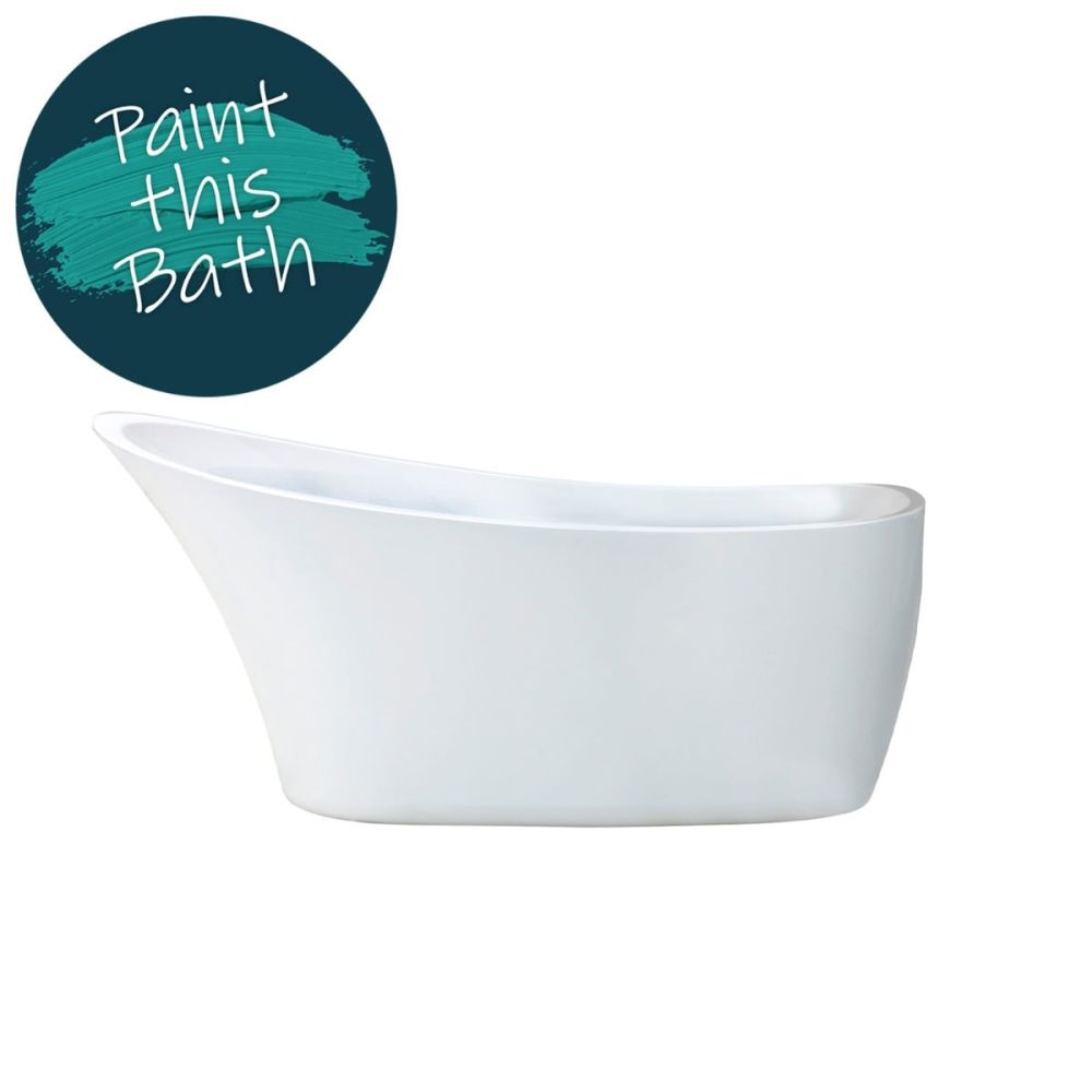 Bath painting service available for the Sandhurst Freestanding Acrylic Bath 1680x730mm