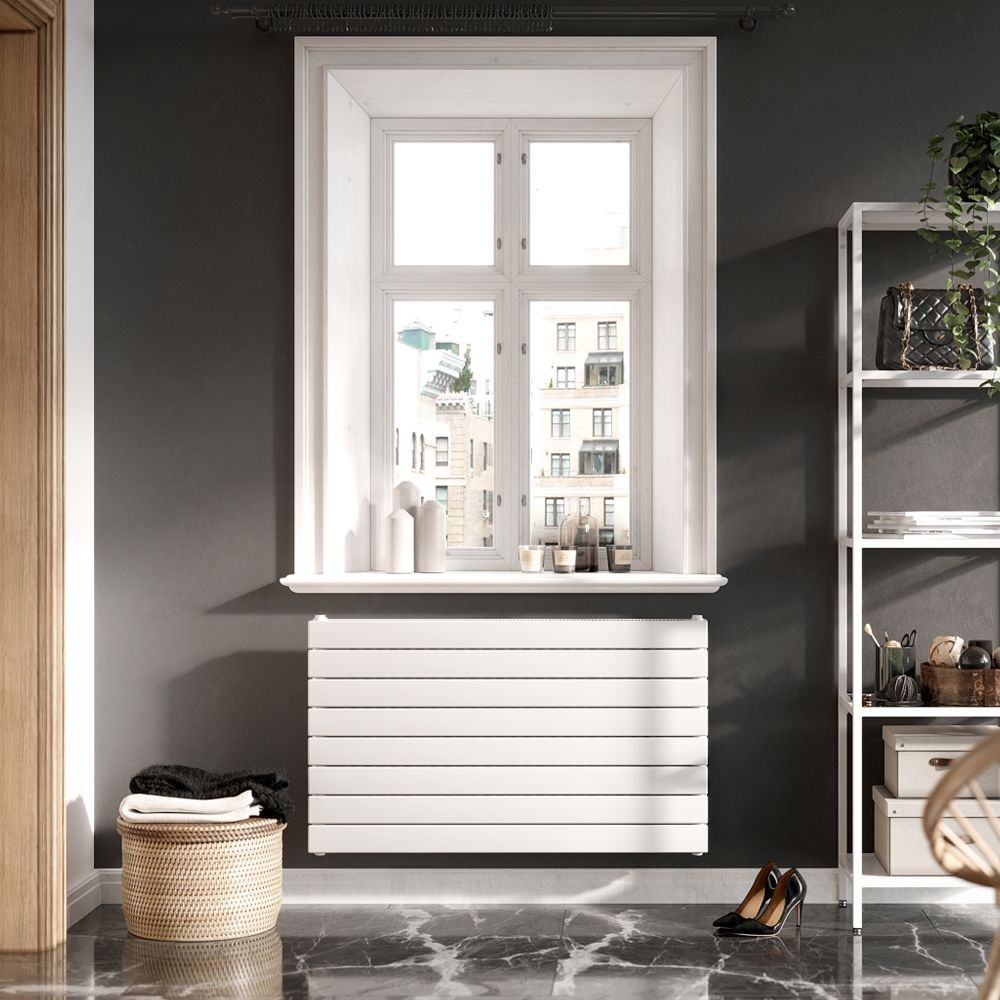 Delton White Horizontal Convector Radiator - 600x1000mm