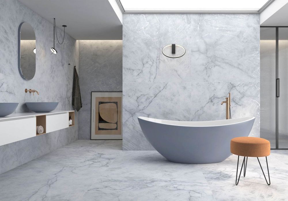 Kendrick Sky Lappato Porcelain Tile 1200x600mm