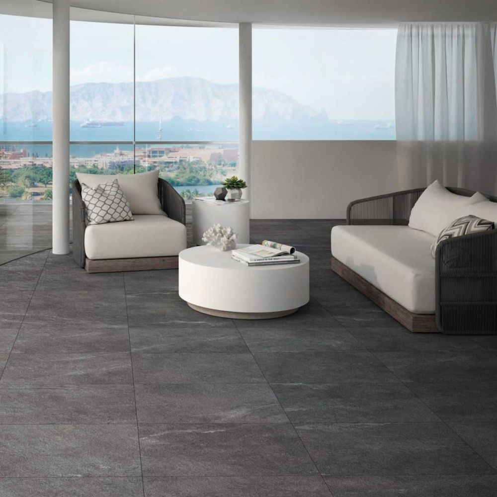 Sanford Dark Matt Porcelain Tile 450x650mm