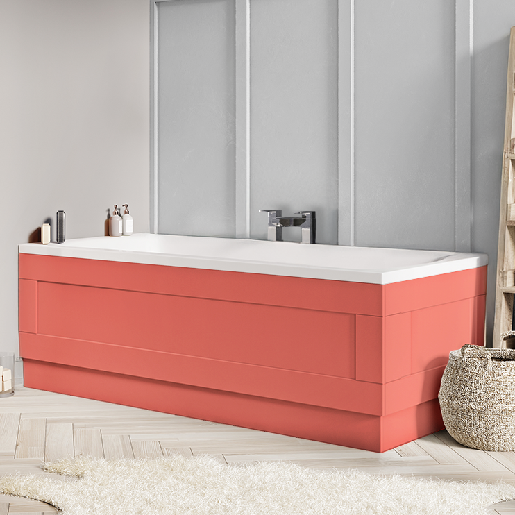 Arundel Traditional Rose Front Bath Panel - 1800mm