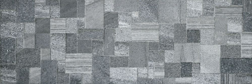 Gabriel Anthracite Mosaic Ceramic Tile 250x750mm
