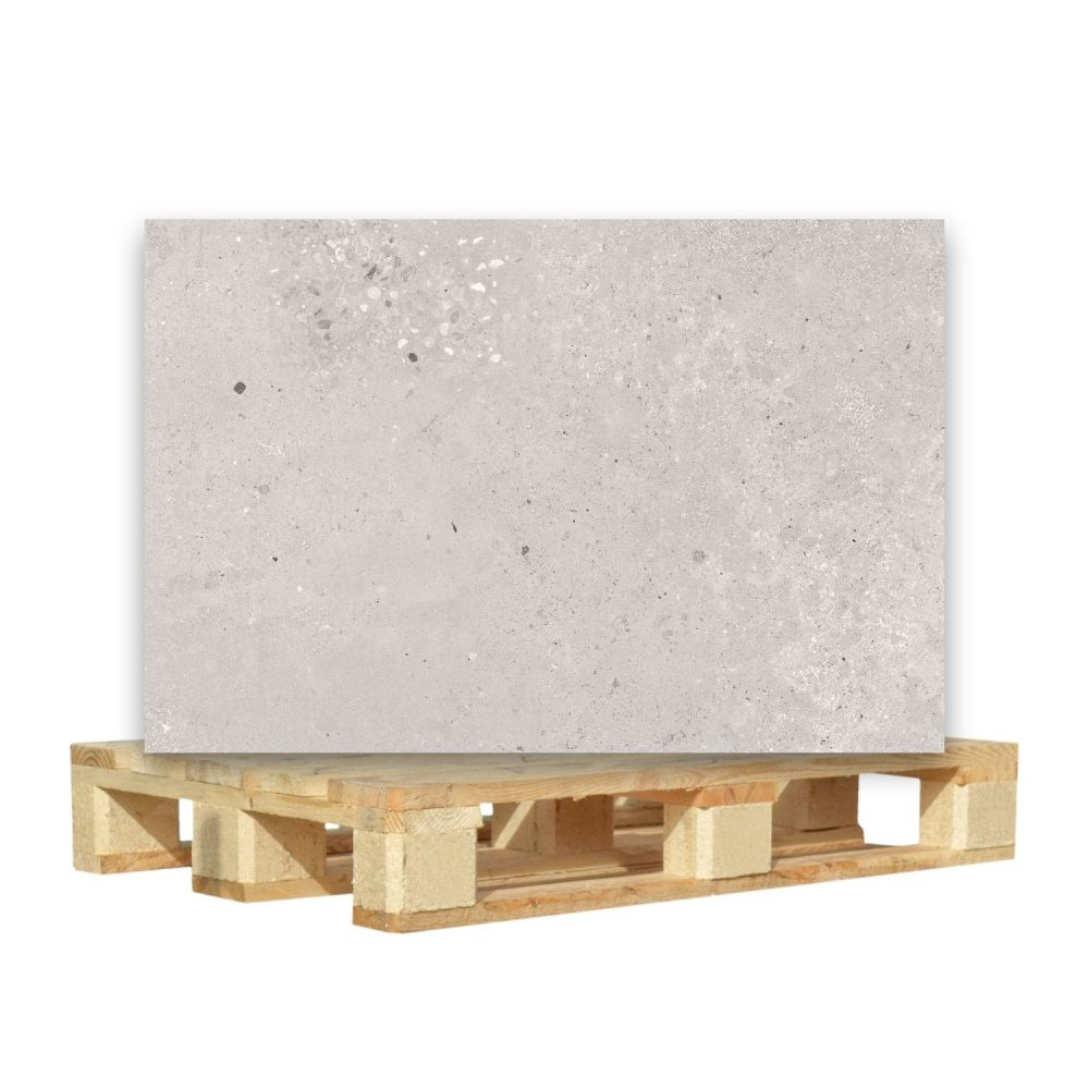 Pallet of 40 Pompeii White Outdoor Matt Porcelain Tile - 900x600mm - 21.6m²