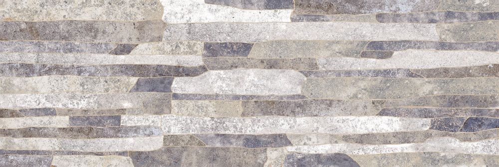 Damato Grey Brick Ceramic Feature Tile 200x600mm