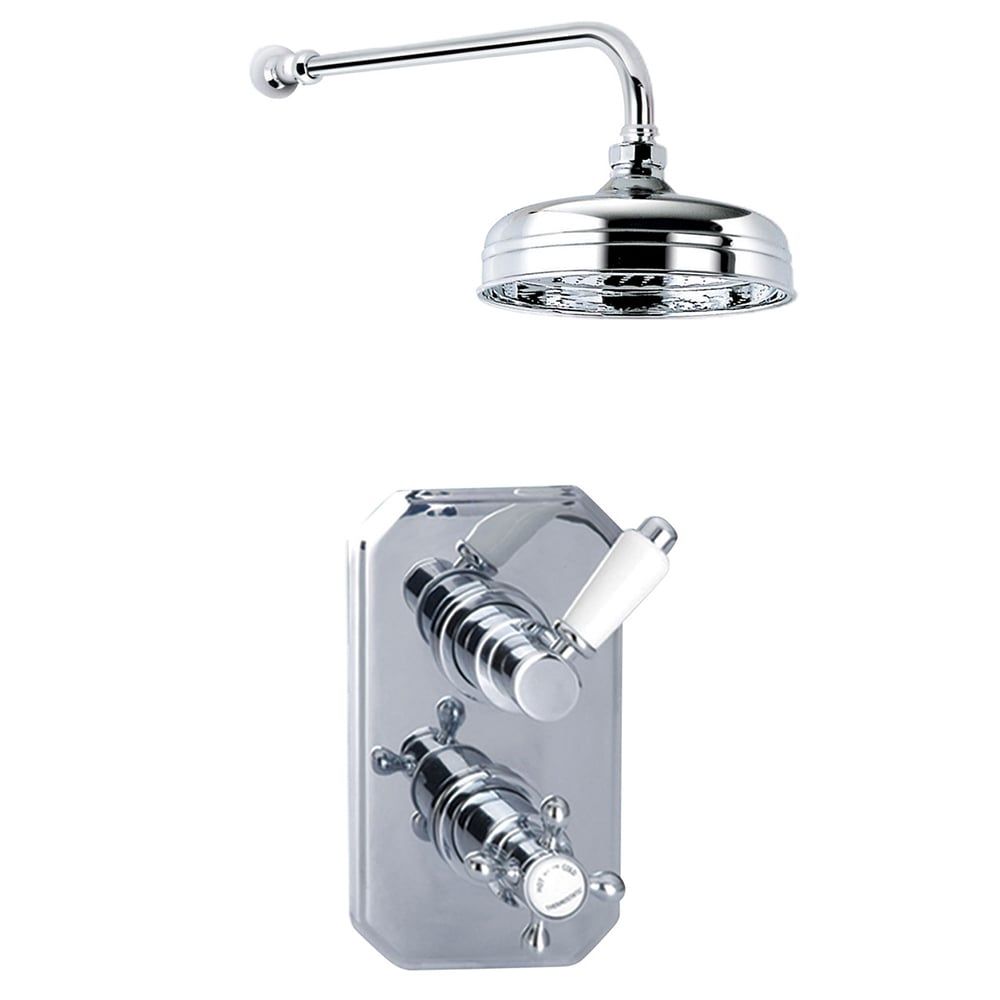 Single Outlet Concealed Valve & Rose Shower Head