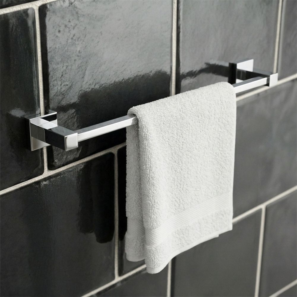 Quad Chrome Towel Rail