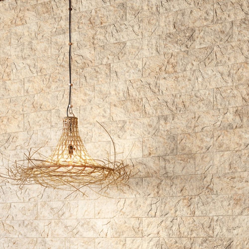 Oakland Beige Textured Porcelain Tile 250x125mm