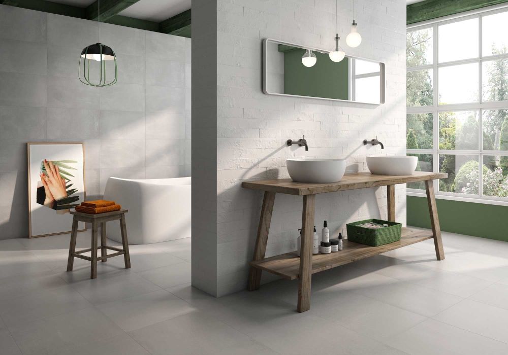 Align Blanco Brick Ceramic Tile 333x550mm