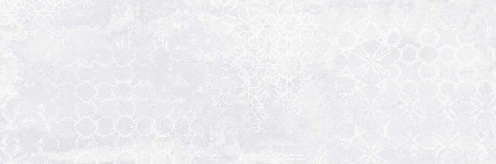 Fabrika White Cloud Patterned Ceramic Tile 250 x 750mm