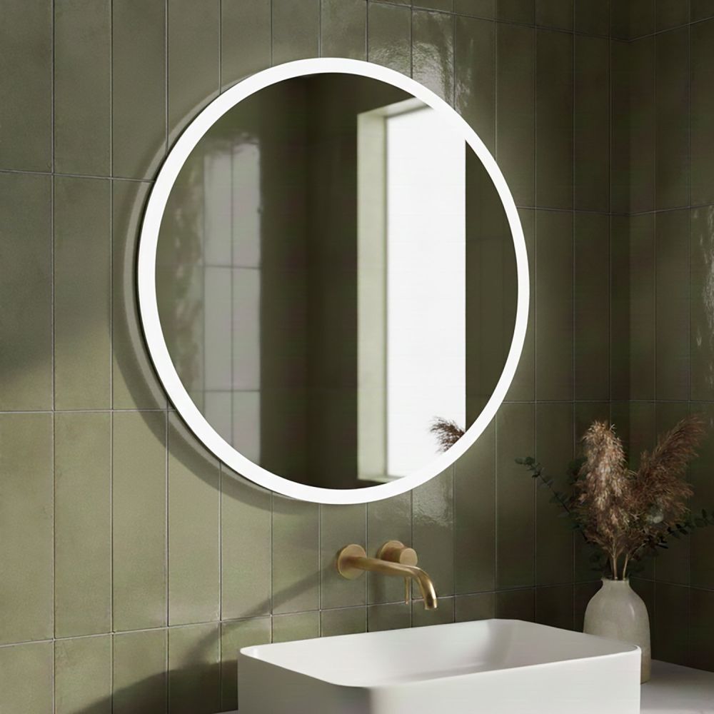 Ekon Round Illuminated LED Heated Mirror 700x700mm