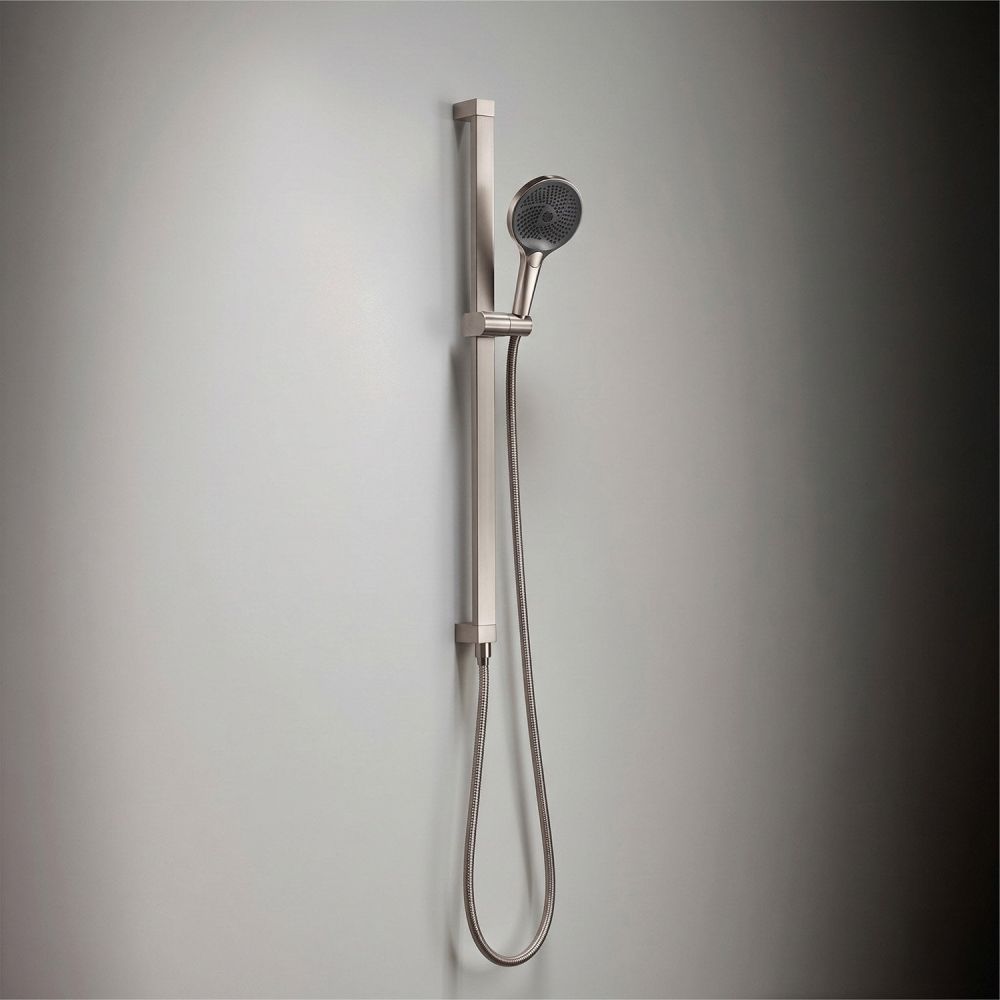 Manisa Brushed Nickel Shower Slide Rail Kit