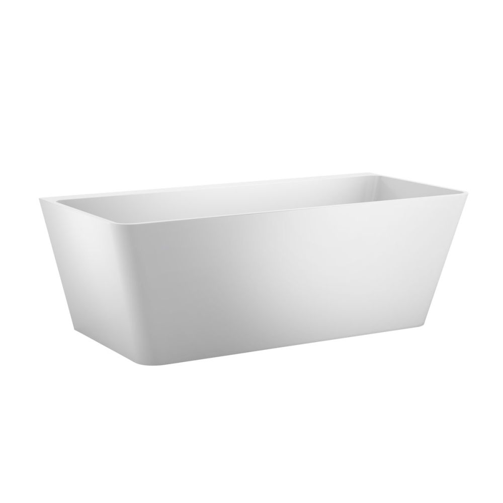 Milo White Freestanding Double Skinned Acrylic Bath 1500x750mm