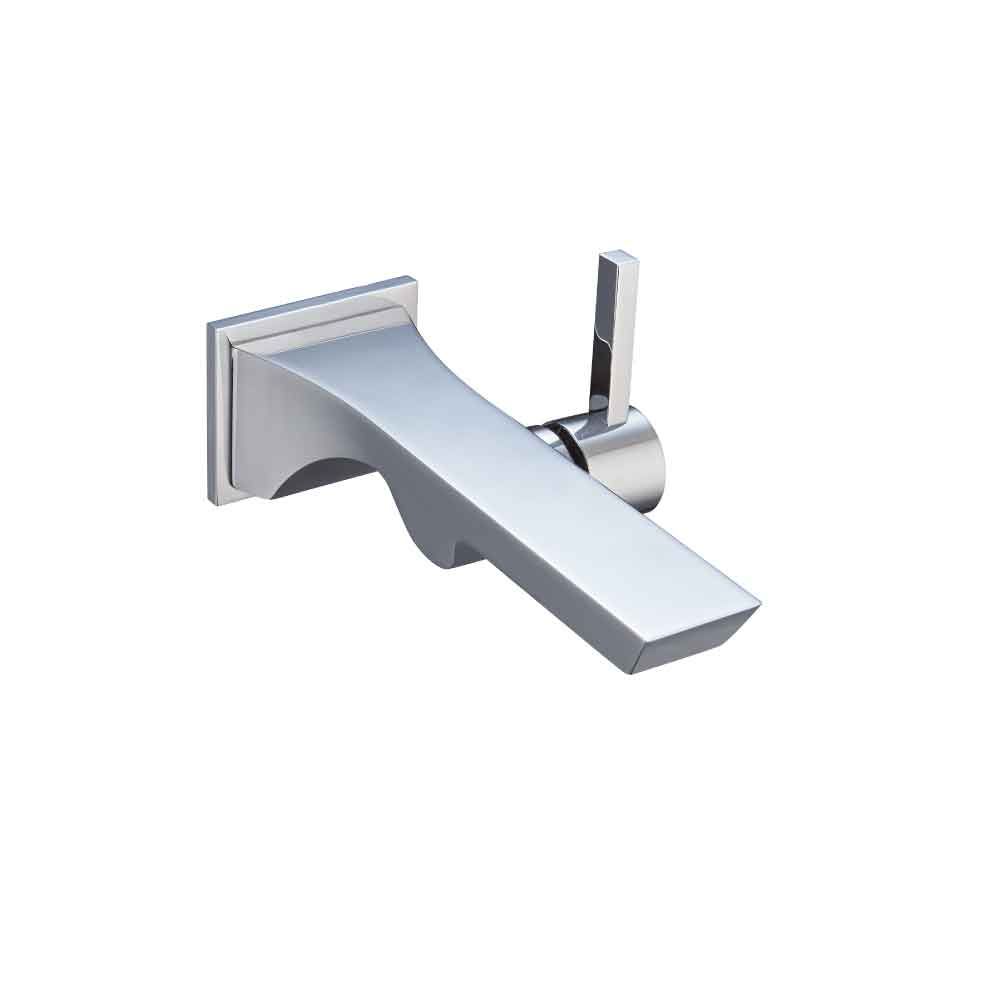 Cacia Chrome Wall Mounted Basin Mixer Tap