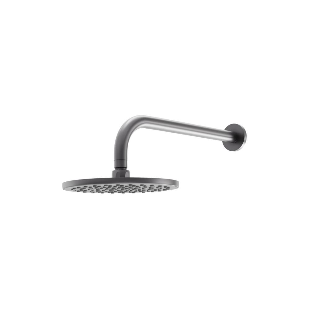 Elora Gunmetal Triple Outlet Shower Pack with Head, Slider Rail & Bath Filler