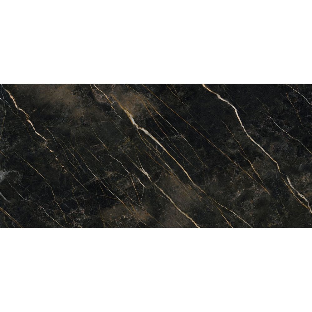 Supernova Black High Gloss Porcelain Tile - 1200x600mm