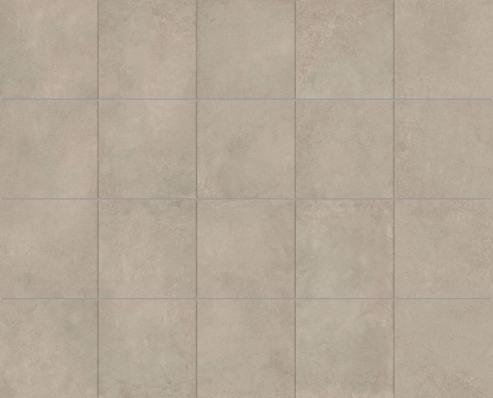 Hamburg Greige Matt Porcelain Tile 600x600mm