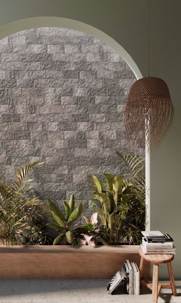 Oakland Gris Textured Porcelain Tile 250x125mm