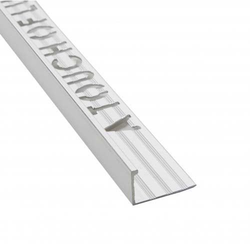 Tileasy Square 10mm Aluminium Tile Trim Bright Silver