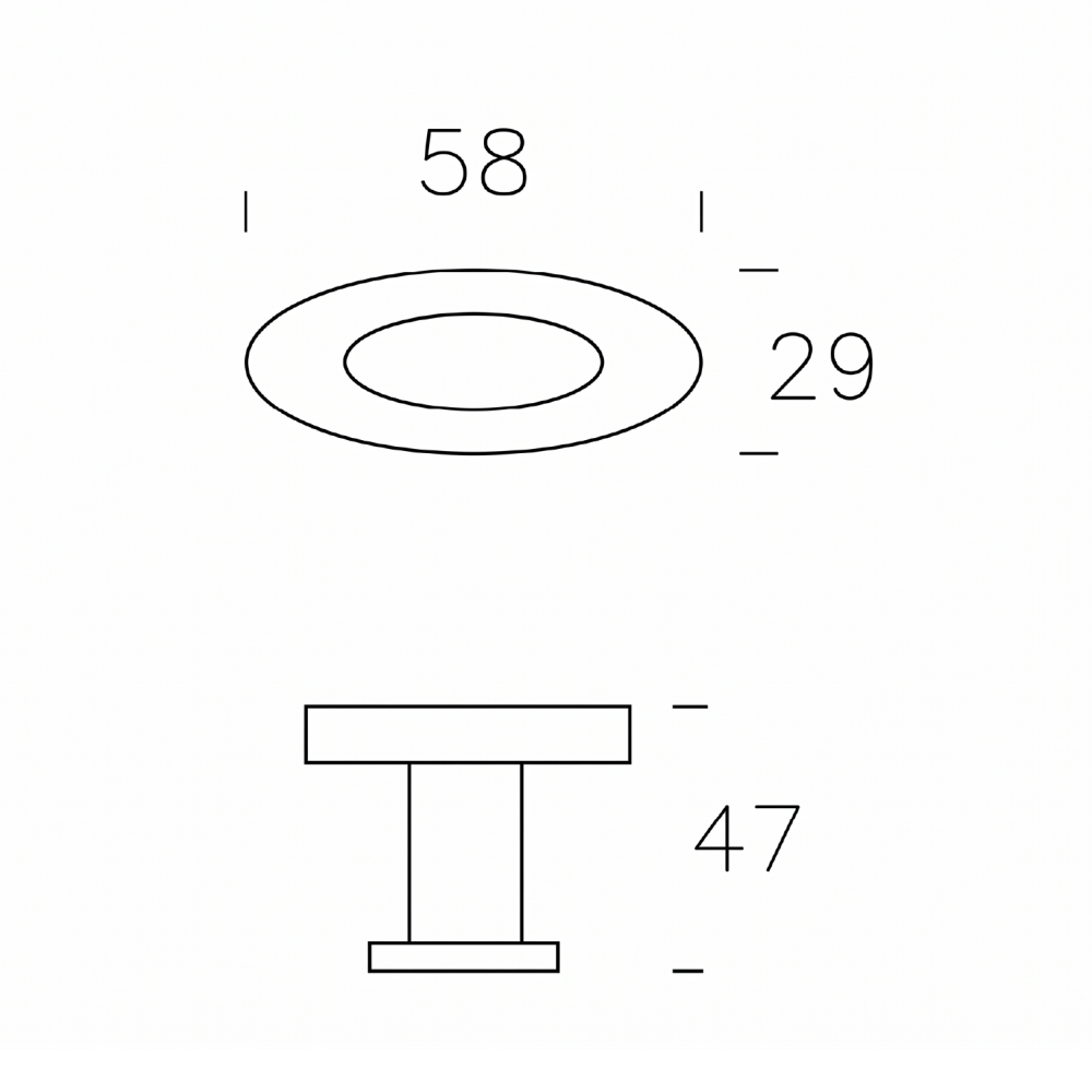 Tear Chrome Robe Hook