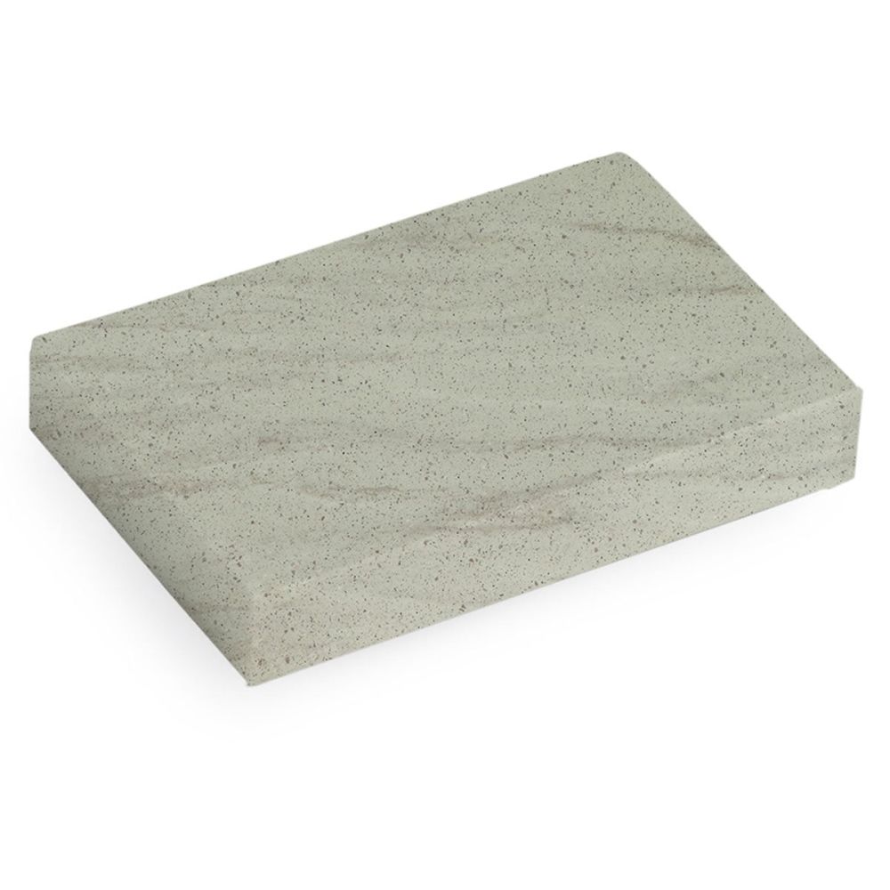 Britton Shoreditch Matt Grey Single Drawer Wall Hung Vanity Unit with Concrete Haze Worktop 850mm