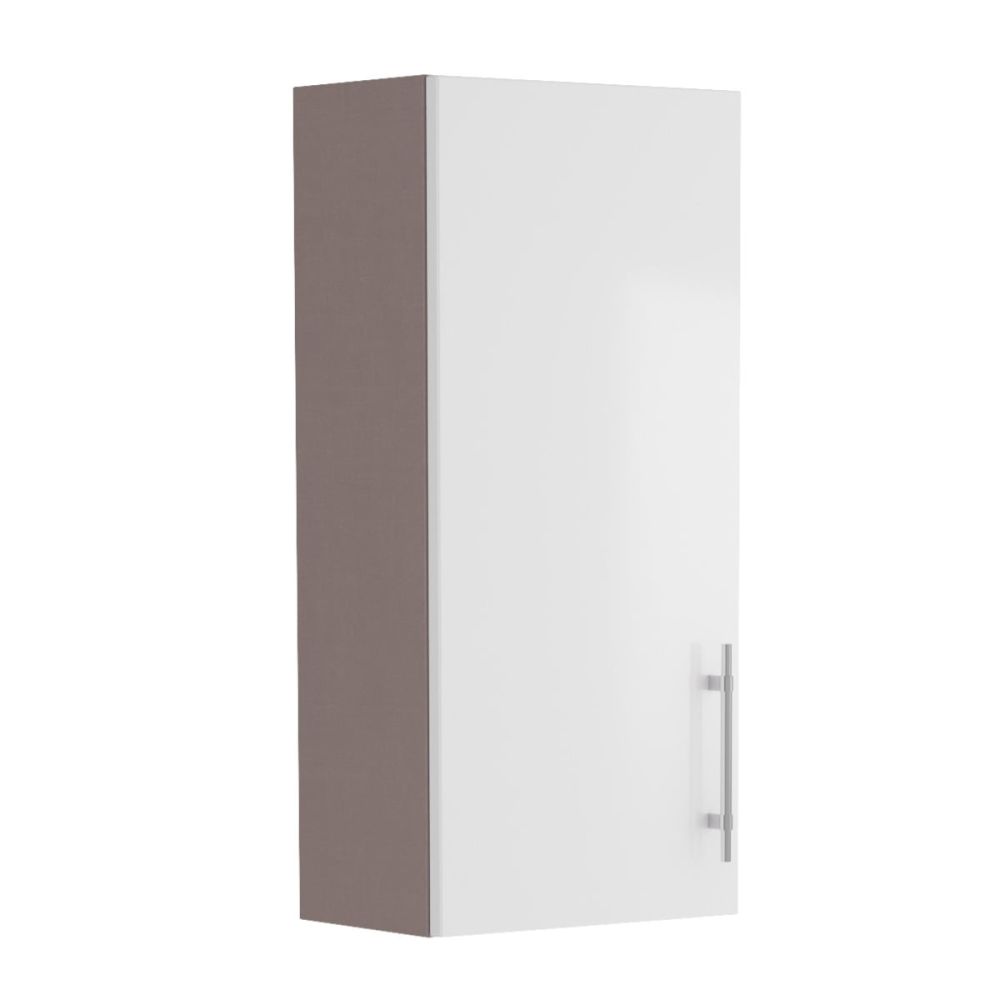 Surrey White Gloss Single Door Fitted Furniture Cabinet 300mm