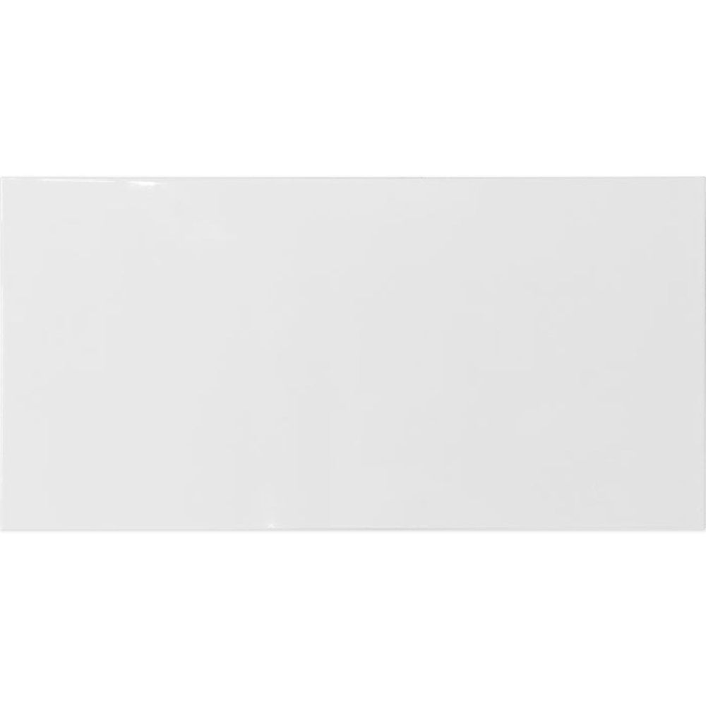 Blanco White Gloss Ceramic Wall Tile - 250x500mm