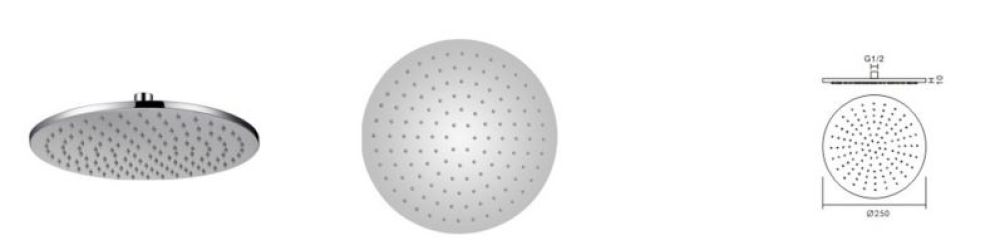 Ultra-Slim Round Shower Head