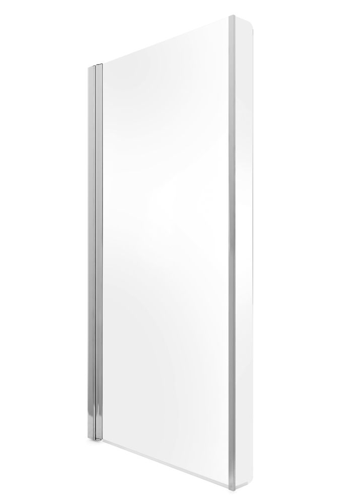 Lorenz Chrome Pivot L-Shape Bath Screen