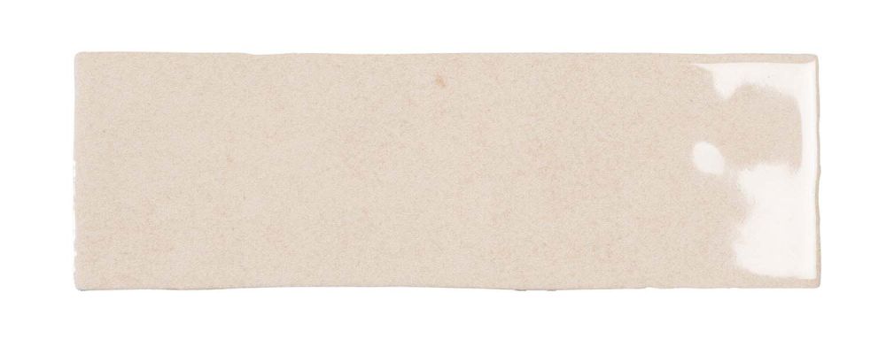 Napoli Beige Gloss Porcelain Brick Tile 200x65mm