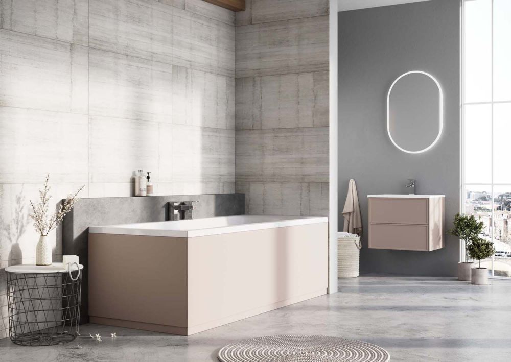 Kendal French Blush Front Bath Panel 1800mm
