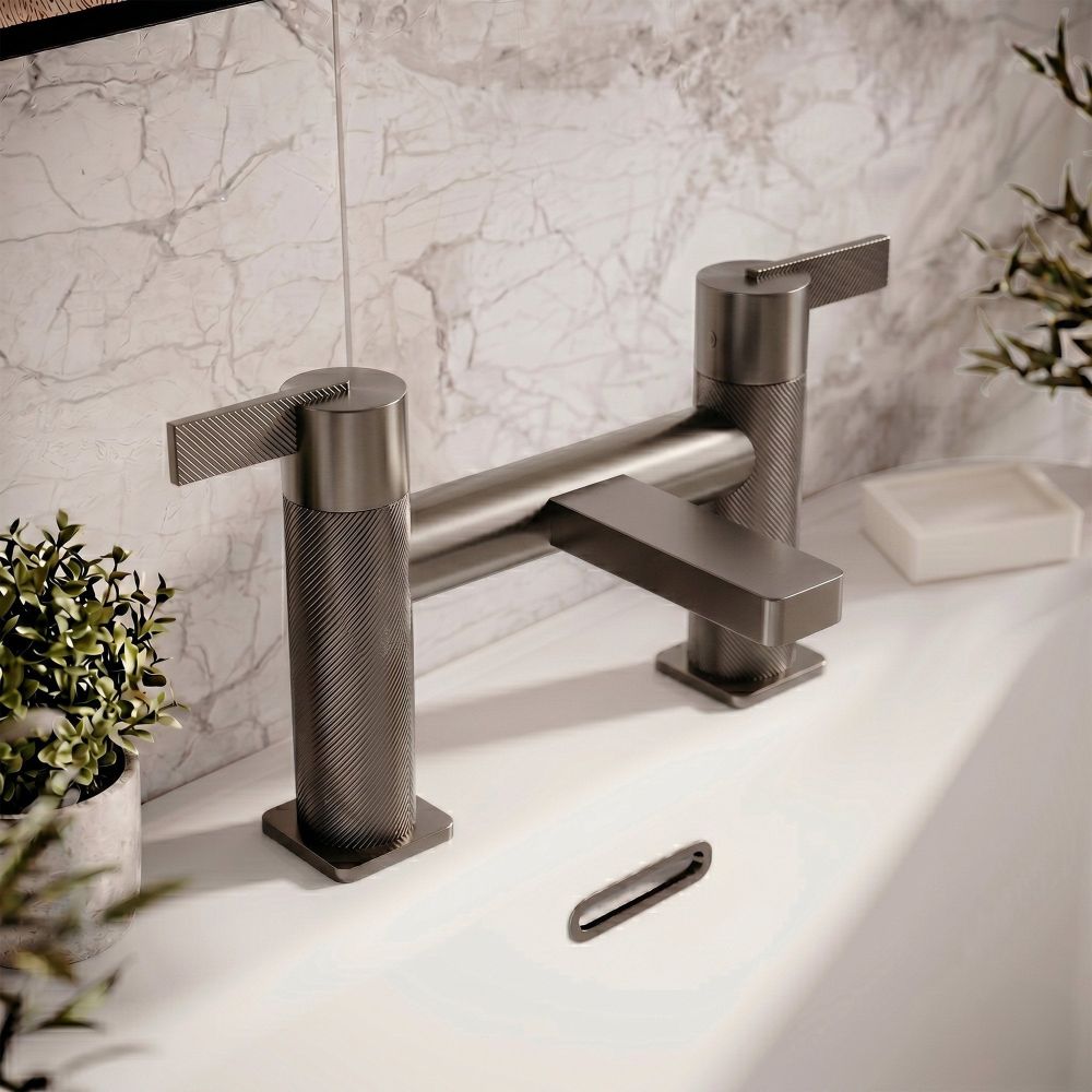 Thane Gunmetal Bath Filler Tap roomset