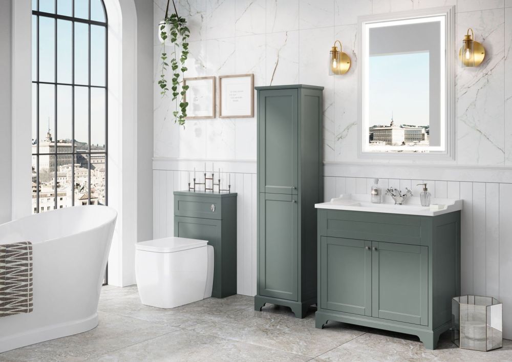 Arundel WC Unit in Pine Green