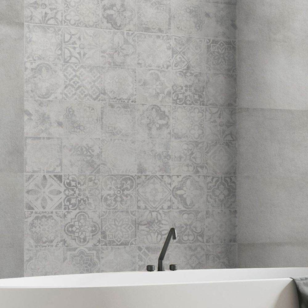 Lancer Decor Hidraulico Pattern Matt Ceramic Tile 300x900mm