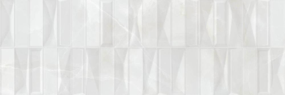 Passetto White Decor Gloss Ceramic Tile 600x200mm