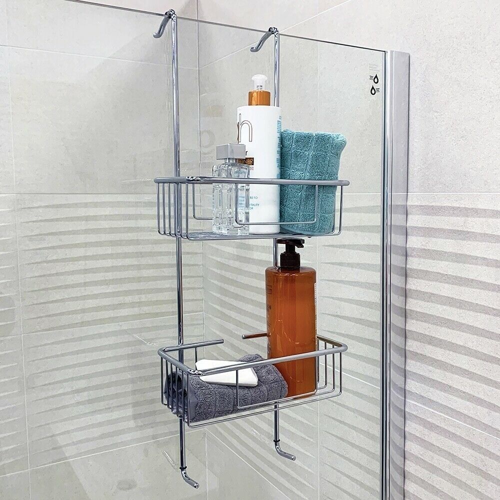 Double Chrome Shower Caddy
