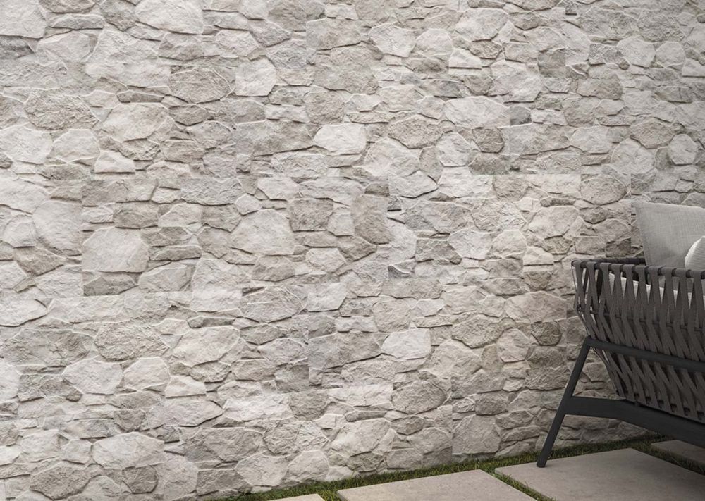 Topeka Sand Stone Wall Porcelain Tile 320x890mm