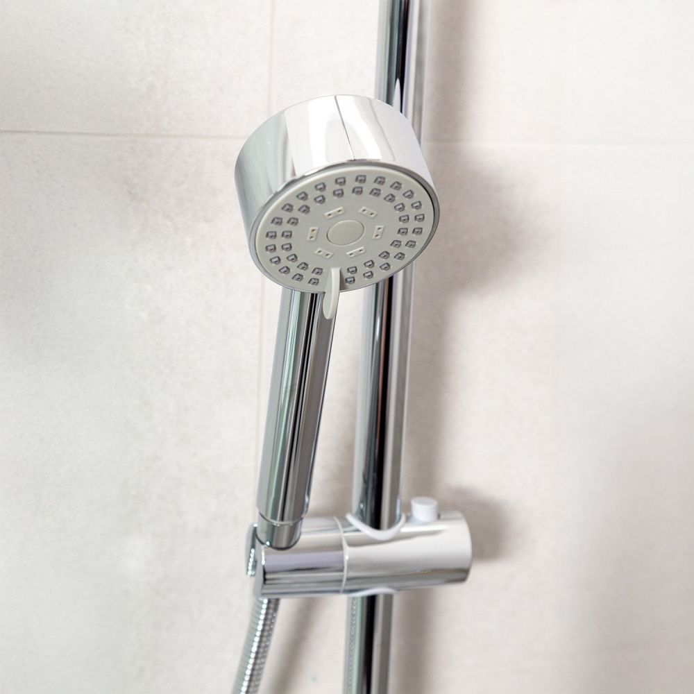 Hanbury Chrome Thermostatic Shower Pack Close up 2