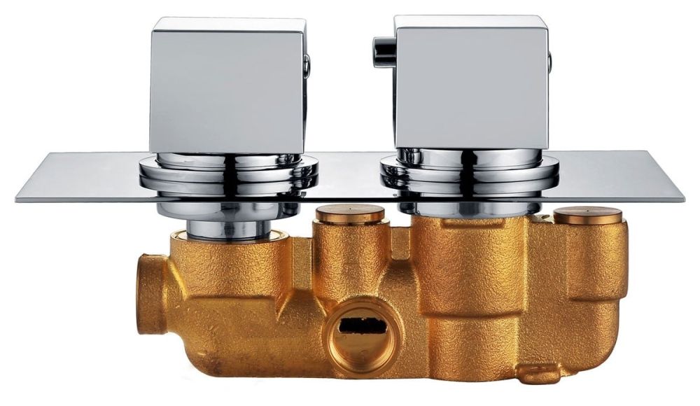 Vade Single Outlet Concealed Valve & Square Shower Head