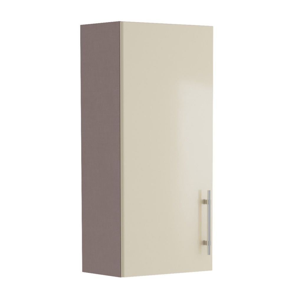 Surrey Mussel Gloss Single Door Fitted Furniture Cabinet 300mm