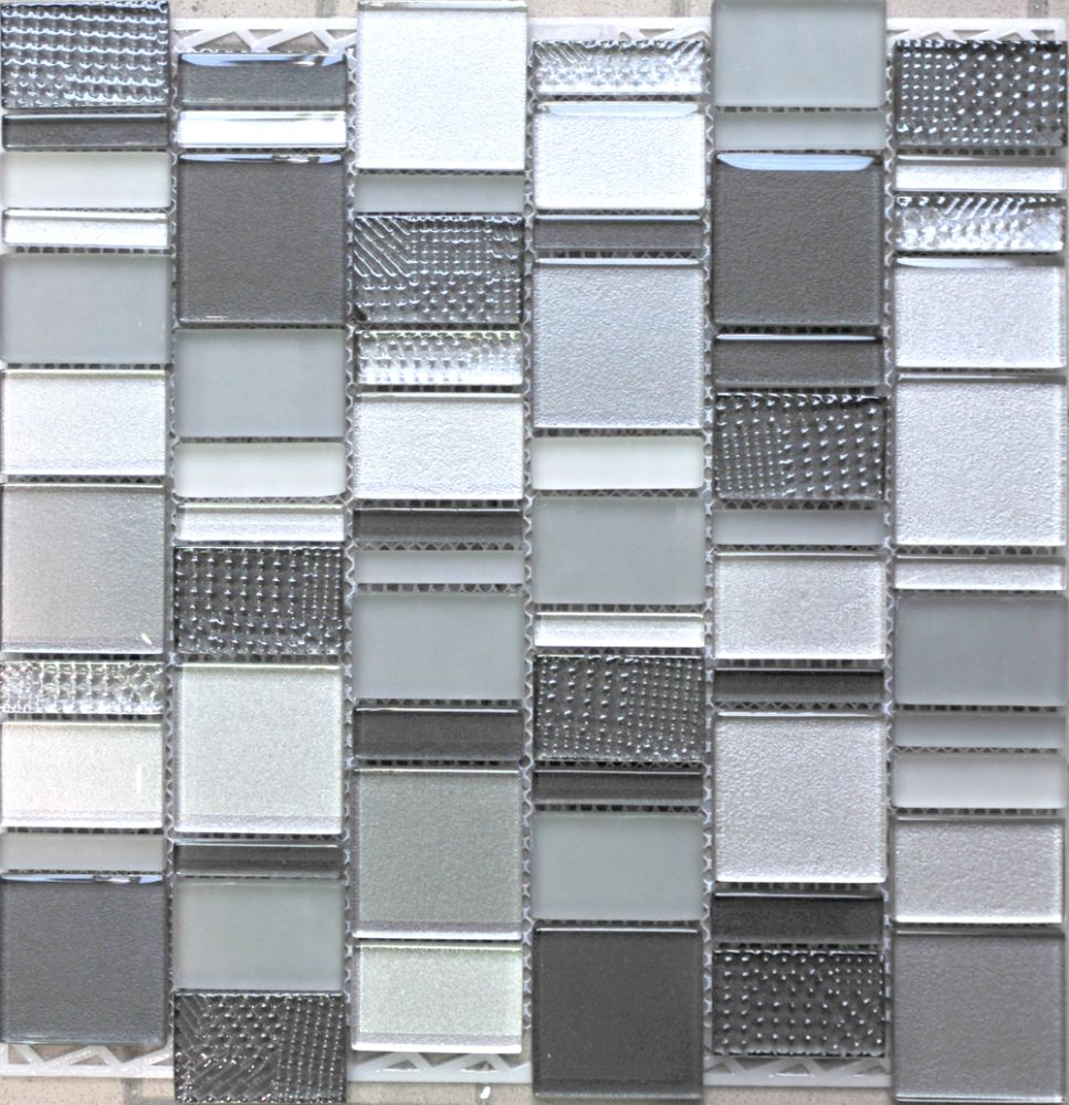 Brookfield Night Grey Mosaic 300x300mm