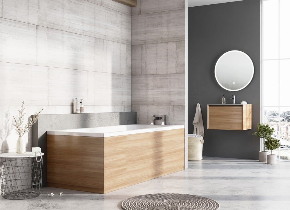 Natural Oak Front Bath Panel 1800mm