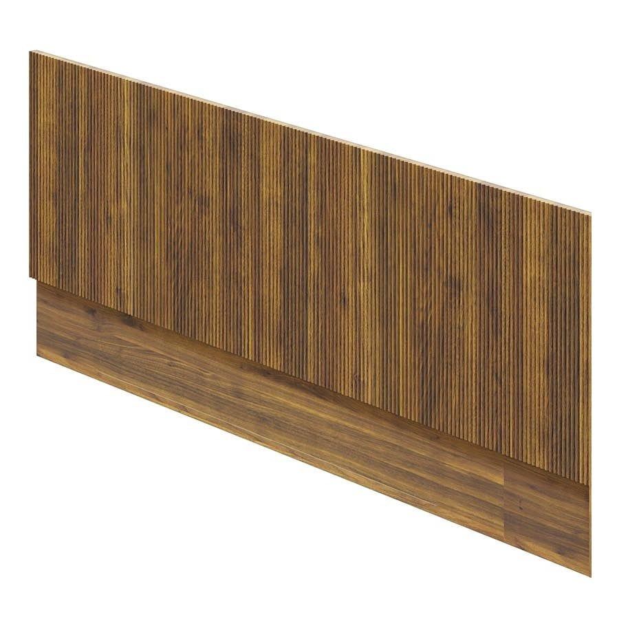 Wish Ribbed Front Bath Panel in Walnut