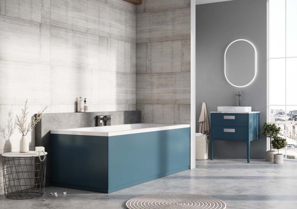 Griffin Petrol Blue Front Bath Panel 1800mm
