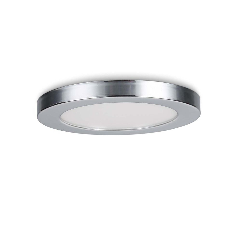 Taurus Chrome 12w LED Round 5 in 1 Ceiling or Wall Panel