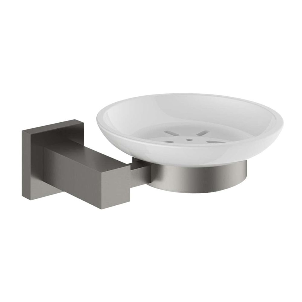 Quad Gunmetal 6-Piece Bathroom Accessory Set