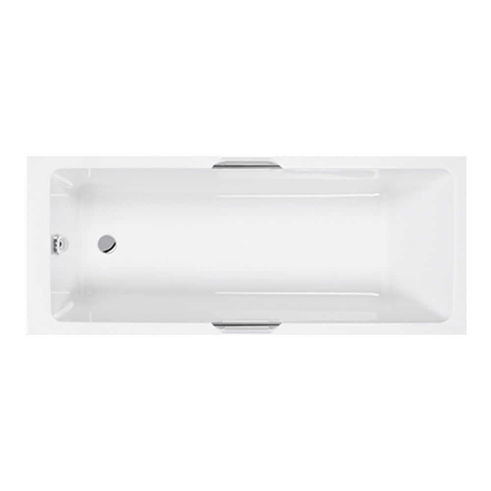 Carron Quantum Integra Carronite Single Ended Bath Twin Grip 1700x700mm