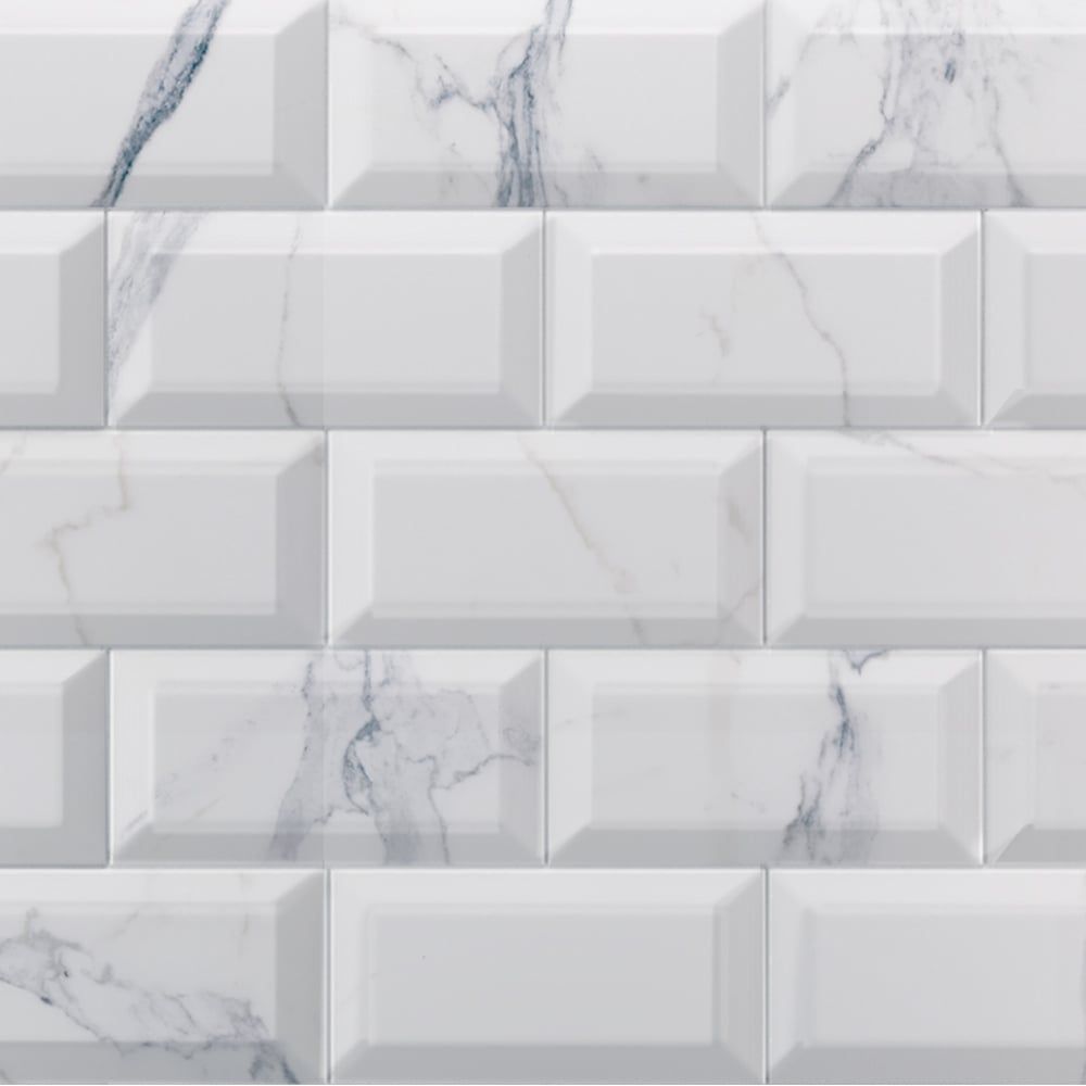 Metro Calcata Gris Ceramic Brick Tile 100x200mm