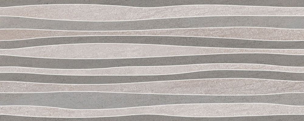 Milne Relieve Mix Gris Matt Feature Wall Tile 200mmx500mm