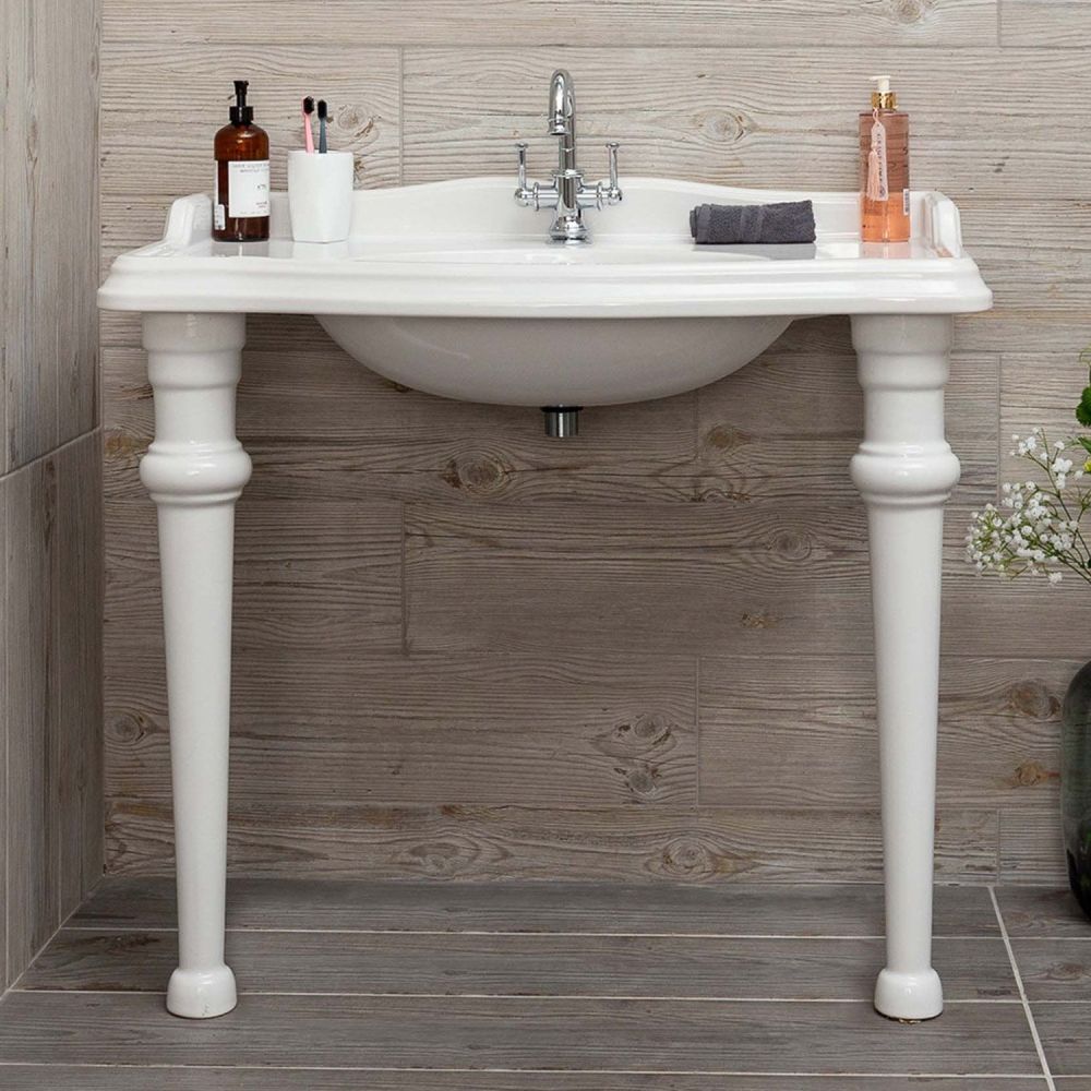 Alaric Console Basin with Ceramic Legs