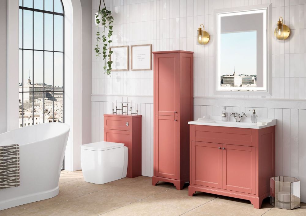 White traditional roomset showcasing the arundel rose furniture range
